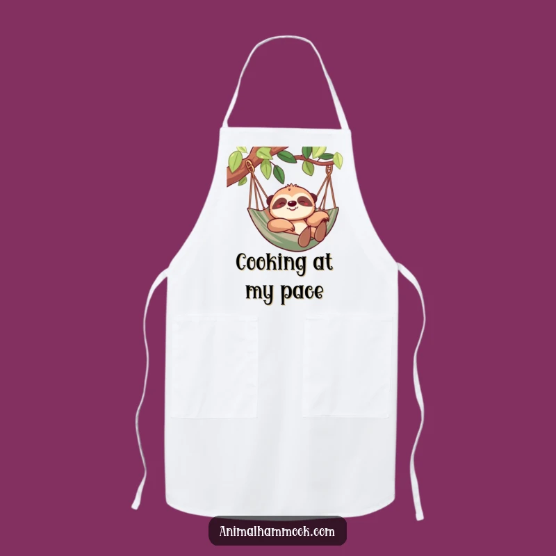 Funny Sloth Hammock Apron - Cook with Ease and Hilarious Leisure