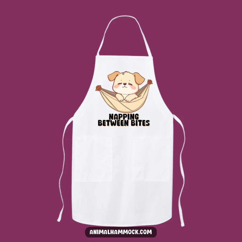 Funny Puppy Hammock Apron - Sleepy Dog Kitchen Wear for Happy Cooks