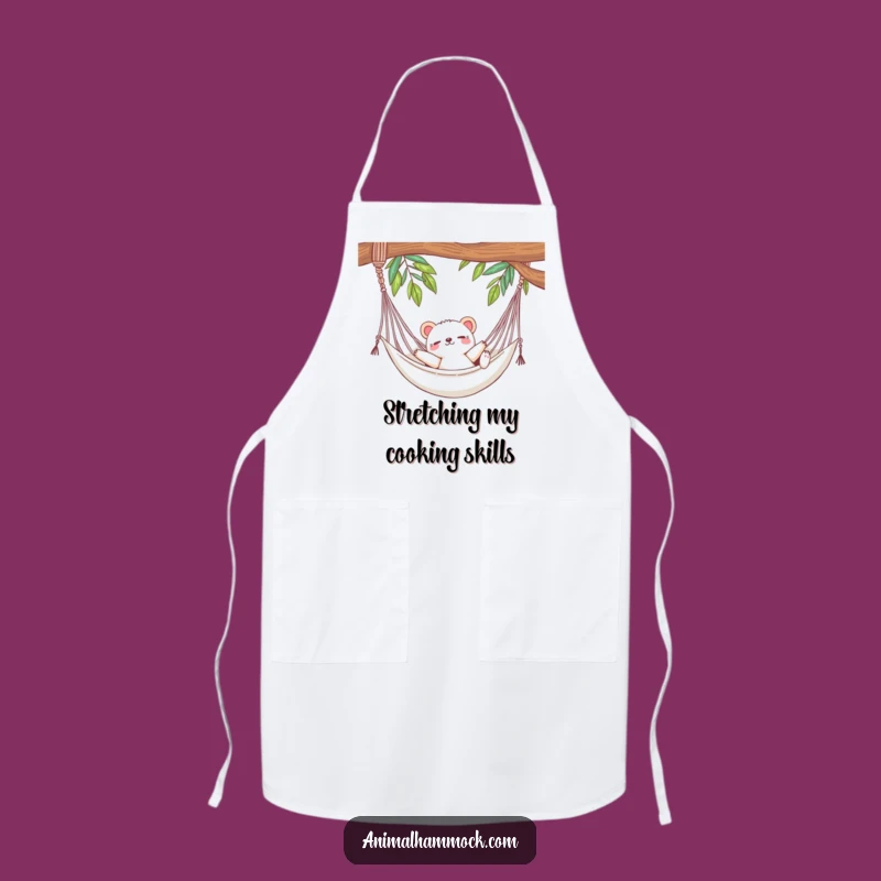Funny Cute Animal Hammock Chef Apron - Kitchen Relaxation Gift!