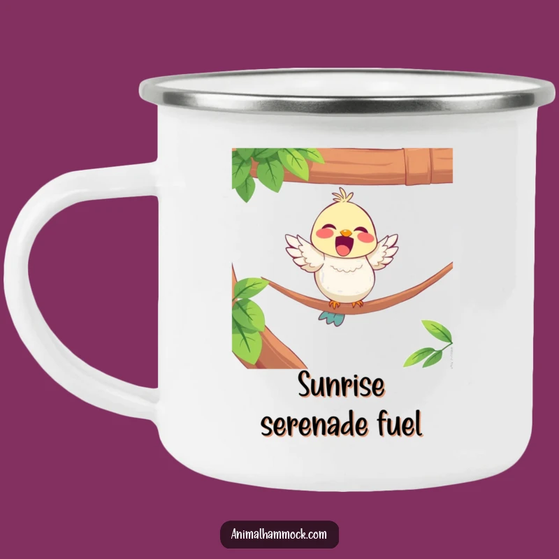 Funny Bird Hammock Camping Mug: Delighted Outdoors - The Ultimate Funny Gift