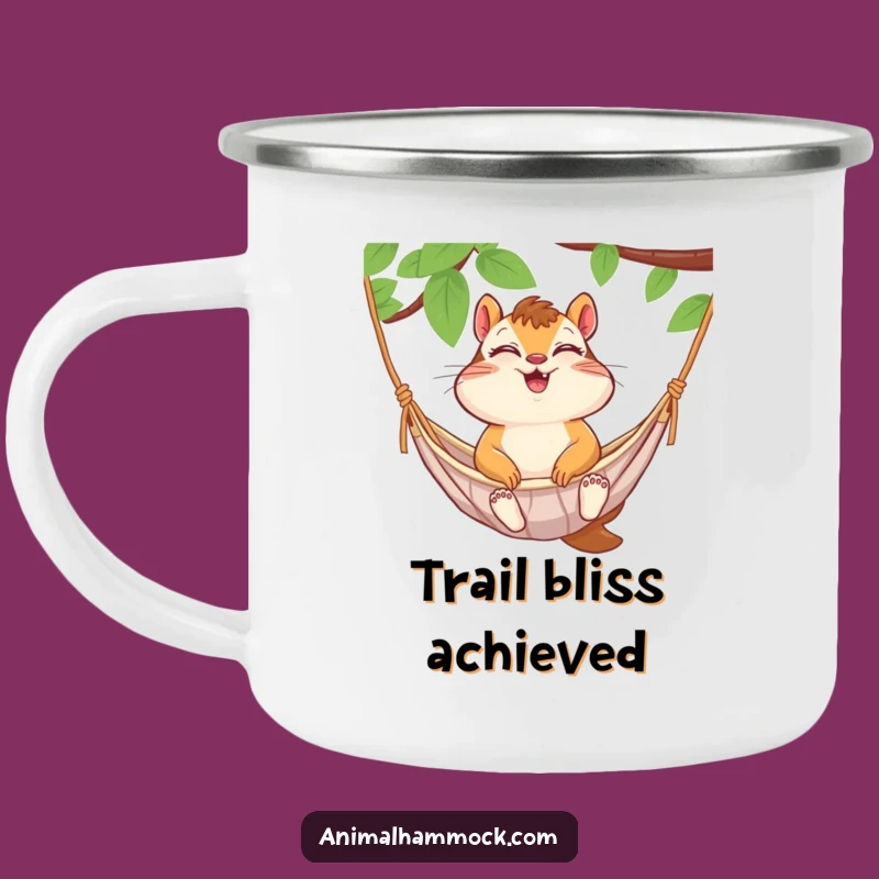 Funny Chipmunk Hammock Camping Mug: Adventure Fuel with Giggles and Joy