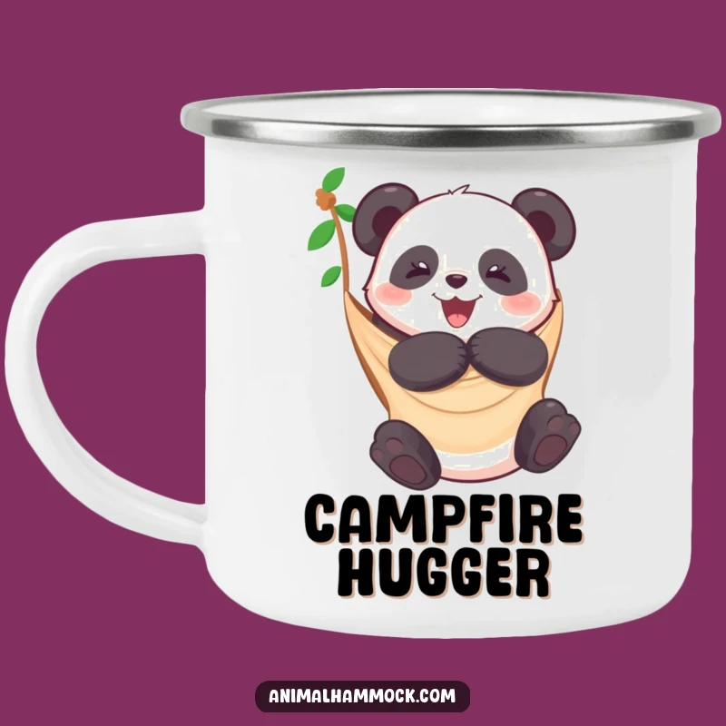 Funny Panda Hammock Camping Mug: Your Joyful Companion for Outdoor Adventures!