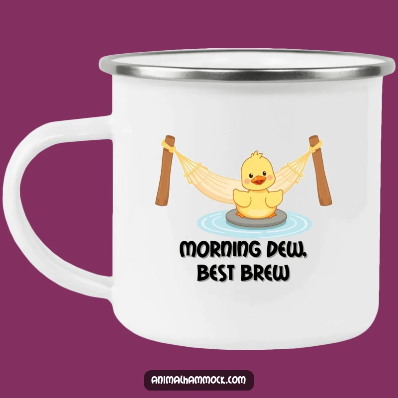 Funny Duckling Hammock Camping Mug: Adventure & Cheerful Sips