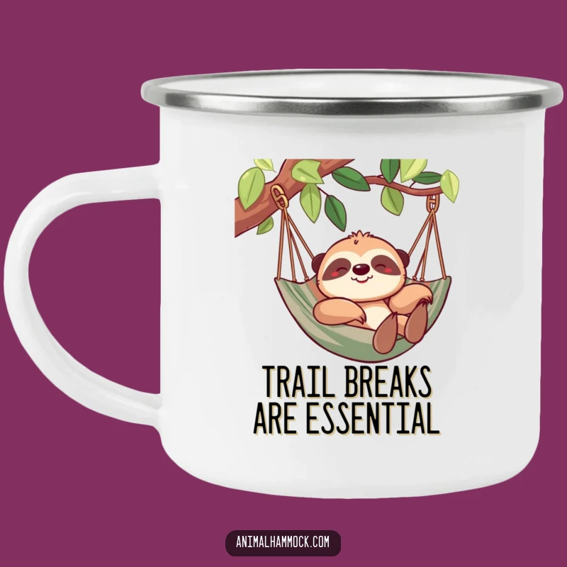 Funny Sloth Hammock Camping Mug - Your Slow & Steady Outdoor Companion