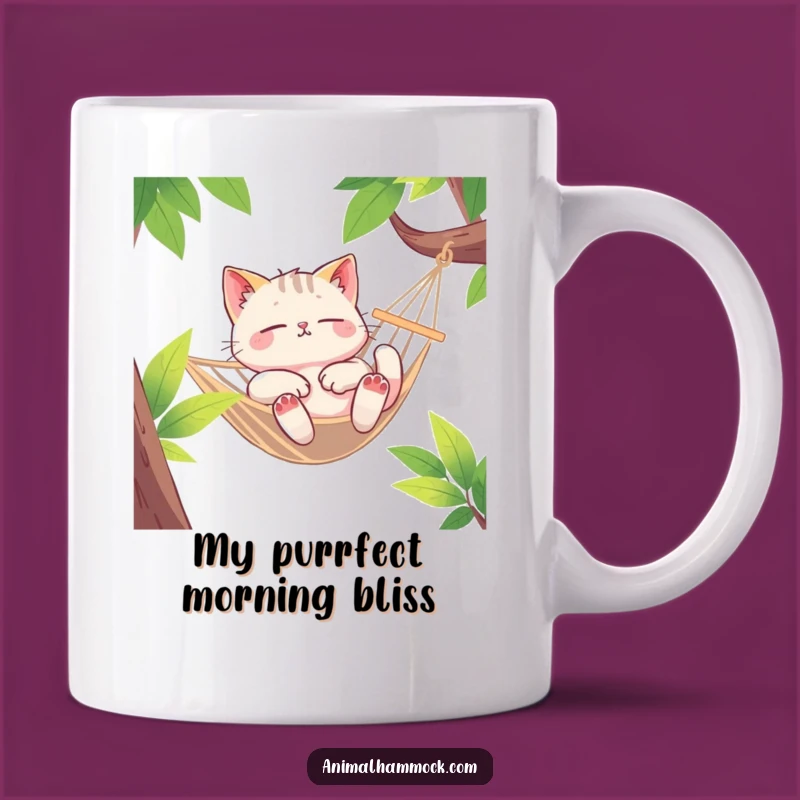 Funny Euphoric Cat Hammock Mug: The Ultimate Funny Gift for Cat Lovers