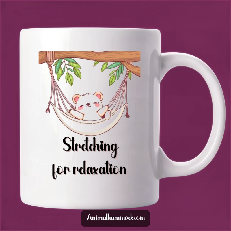 Funny Cute Animal Hammock Mug - Perfect Gift for Relaxed Souls!