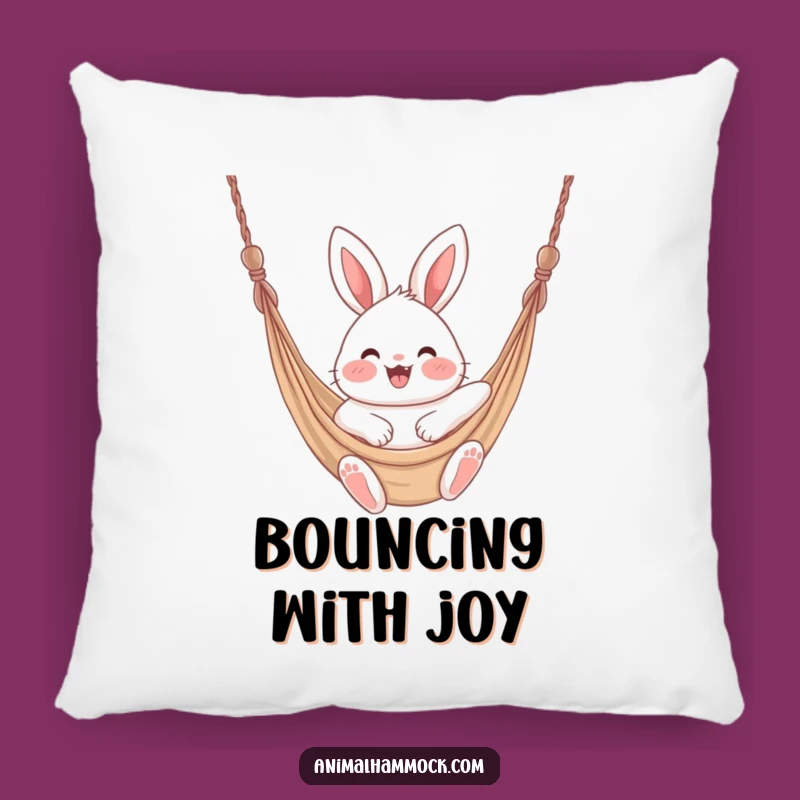 Funny Bunny Hammock Pillow - Cozy Comfort with Bouncing Charm Gift