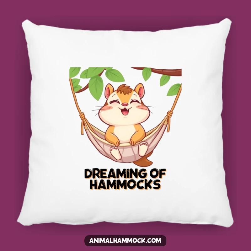 Funny Chipmunk Hammock Pillow: Cozy Comfort with Giggles and Joy