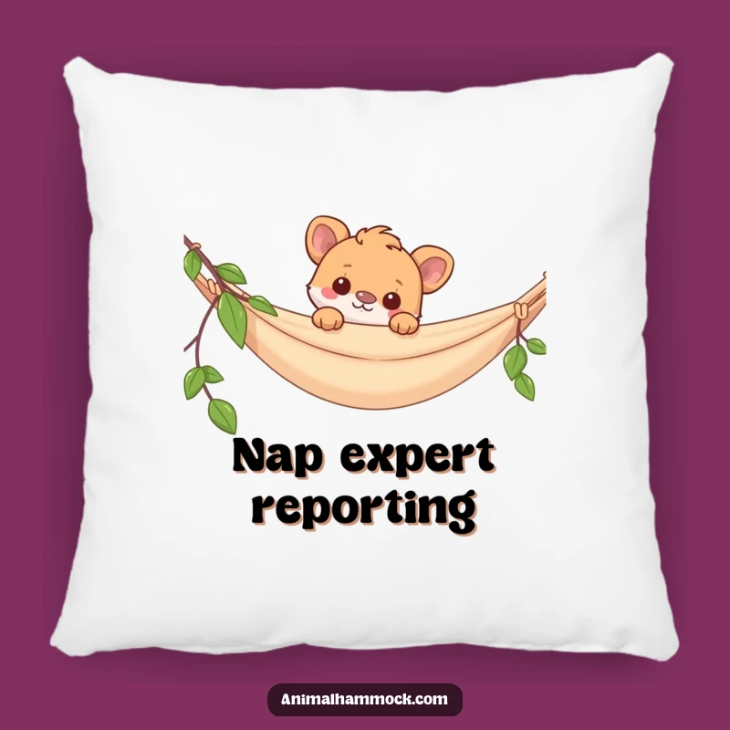Funny Hammock Animal Pillow - Soft & Comfy Cushion, Adds Humor to Your Decor, Perfect Funny Gift
