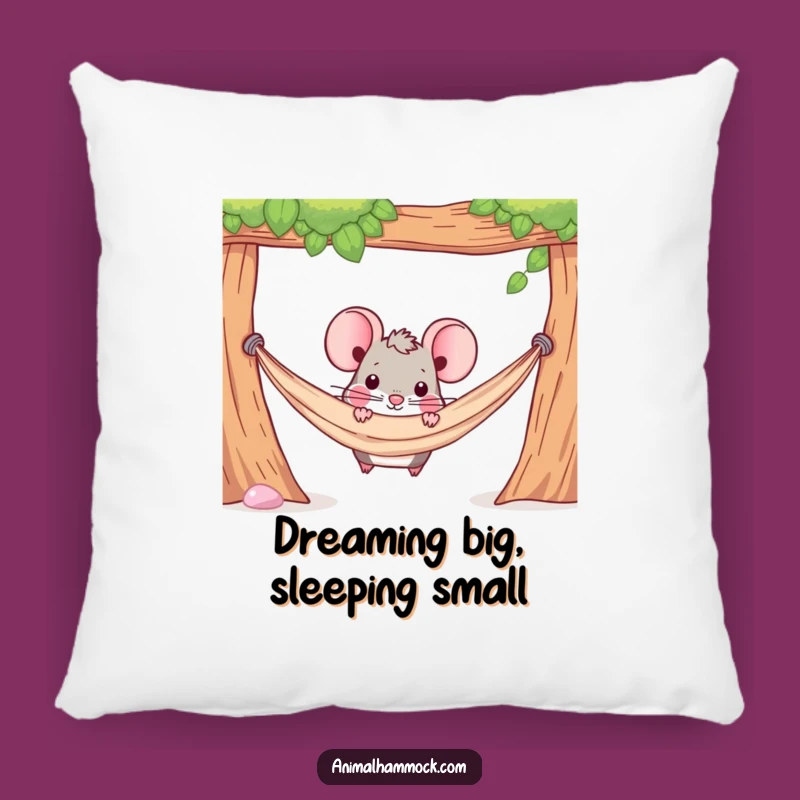 Funny Mouse Hammock Pillow: Determined Comfort & Charm - Adorable Funny Gift