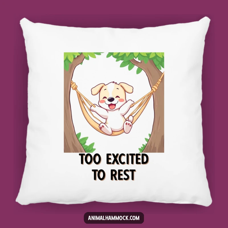 Funny Playful Puppy Hammock Pillow - Cozy Comfort Gift for Dog Lovers