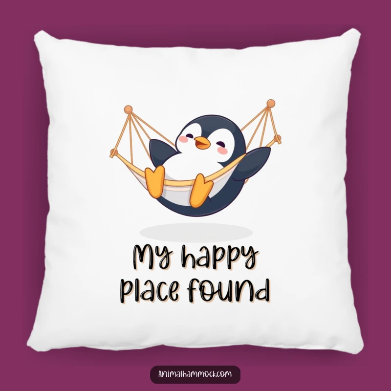 Comfy Funny Penguin Hammock Pillow: Cuddle Up with Arctic Humor