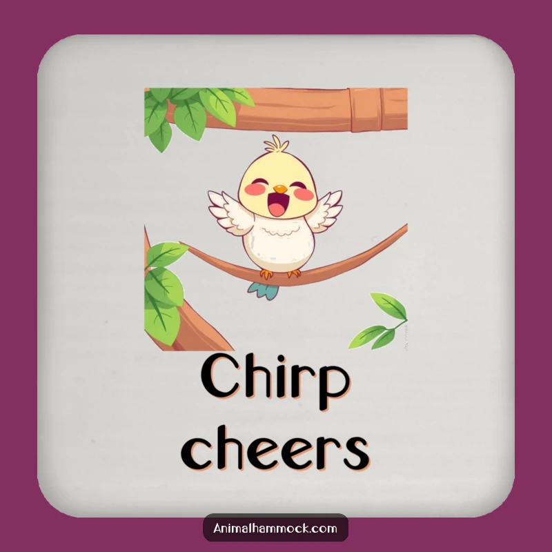 Funny Bird Hammock Coaster: Protect Surfaces with Delighted Style - Cute Funny Gift