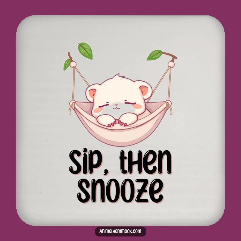 Funny Hammock Napper Coasters - Gift for Relaxed Homes!