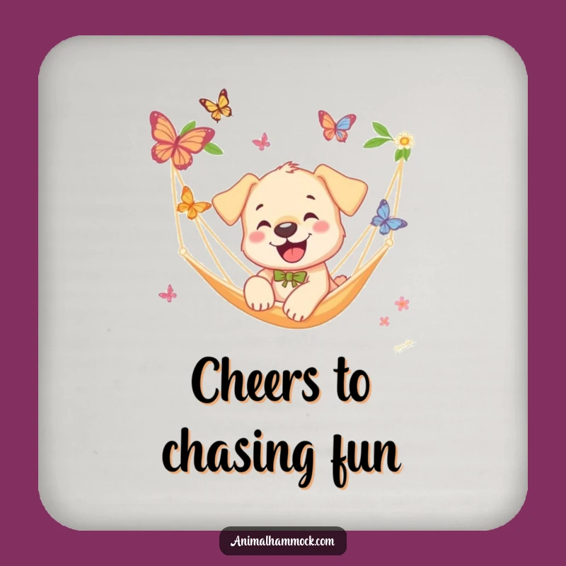 Funny Puppy Hammock Coasters: Protect Surfaces with Adorable Humor