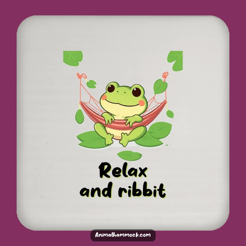 Funny Frog Hammock Coaster: Grinning Protection, Perfect Gift