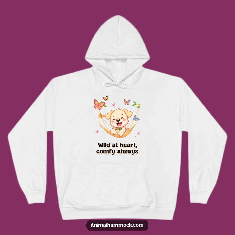 Cozy Funny Puppy Hammock Hoodie: Warmth Meets Whimsical Fun