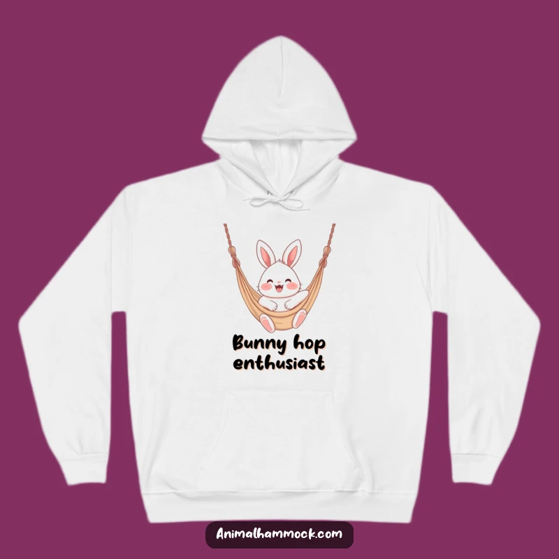 Funny Bunny Hammock Hoodie - Cozy Up with Cheerful Rabbit Comfort