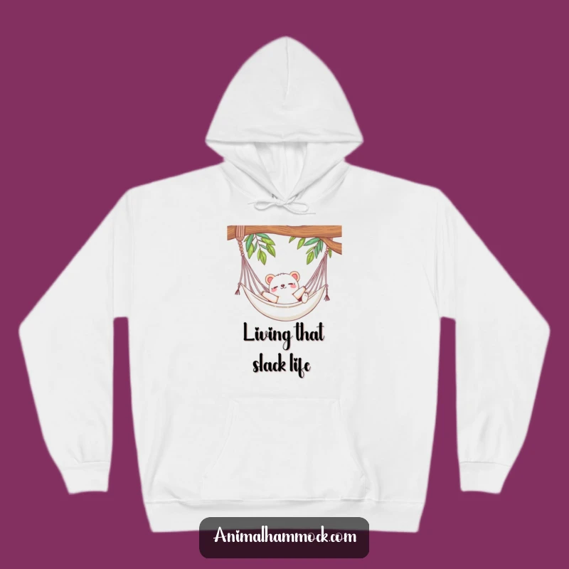 Funny Cute Animal Hammock Hoodie - Cozy & Hilarious Gift!