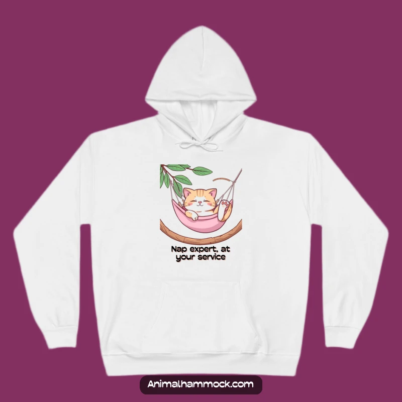 Cozy Funny Cat Hammock Hoodie: Your Go-To for Warm, Humorous Relaxation