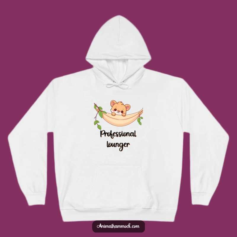 Funny Hammock Animal Hoodie - Cozy & Comical Peekaboo Sweatshirt, Great Funny Gift Idea