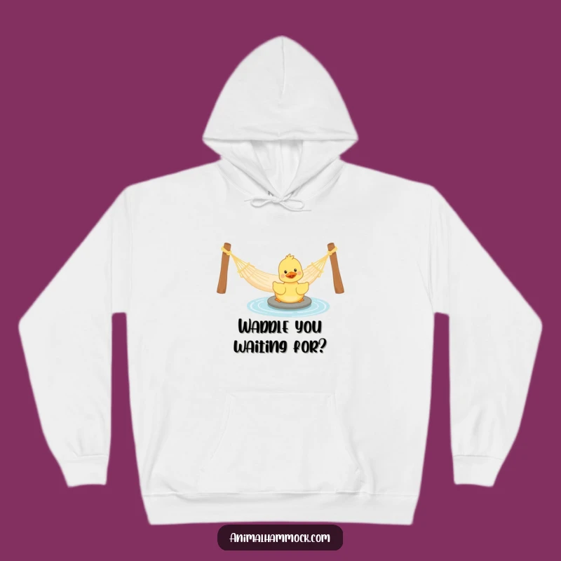Cozy Funny Duckling Hammock Hoodie: Warmth Meets Aquatic Fun