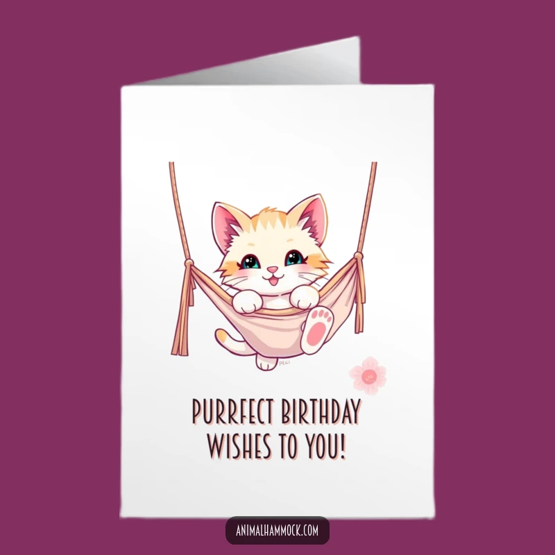 Free Printable Birthday Card: Kitten Hammock Fun, Hilarious Downloadable Gift