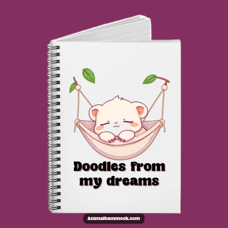 Funny Hammock Napper Notebook - Gift for Relaxed Thoughts!