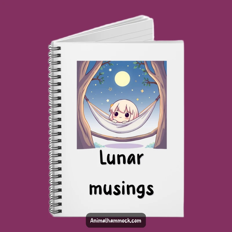 Funny Hammock Stargazer Notebook: Cute Character Journal, Ideal Funny Gift for Writers