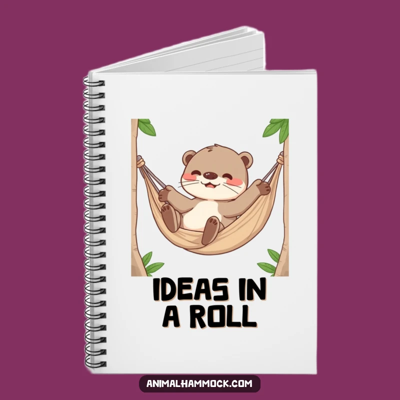 Funny Otter Hammock Notebook: Playful Journal for Otter Adventures