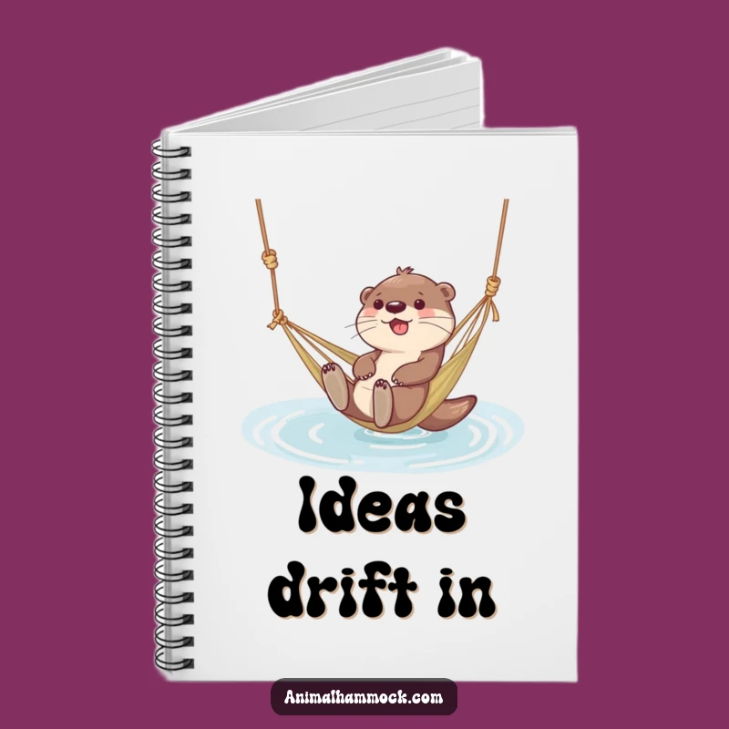 Funny Otter Hammock Notebook: Jot Down Giggles - Great Watery Gift
