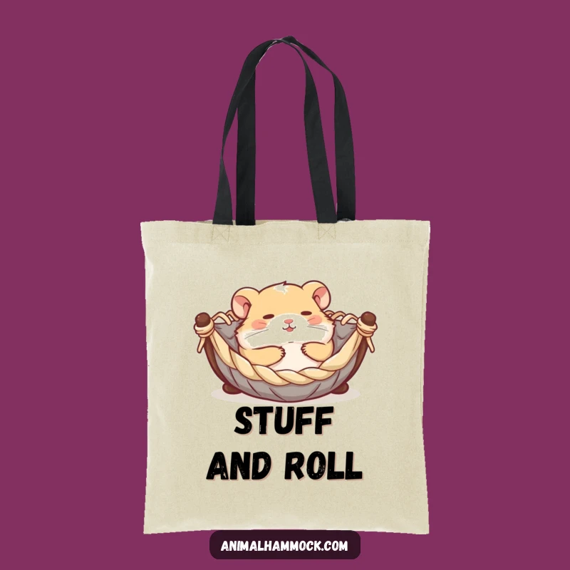 Funny Hamster Hammock Tote Bag - Carry Your Essentials with Joyful Flair